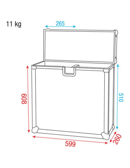 Flight-case 2 x scanners