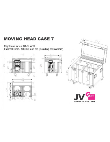 MOVING HEAD CASE 7