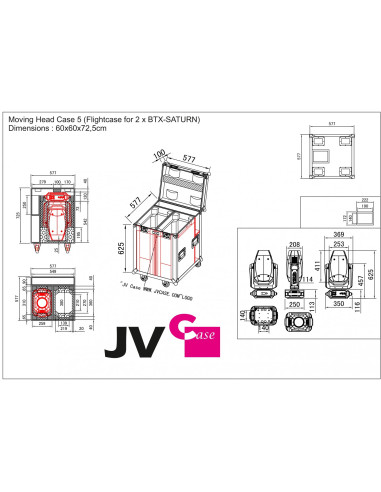 MOVING HEAD CASE 5