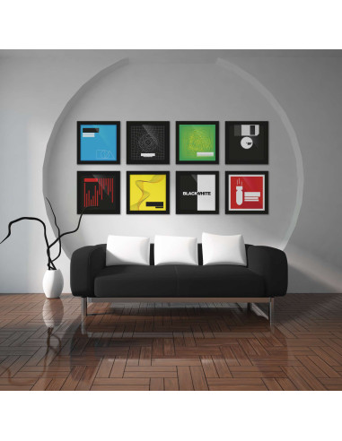 VINYL FRAME SET 12 BLACK