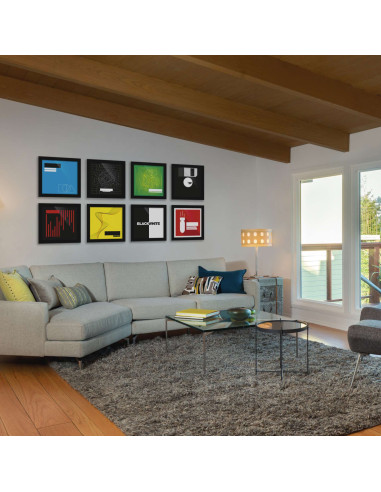 VINYL FRAME SET 12 BLACK