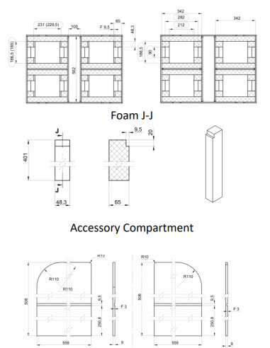 Touring Case 4x Focus 4Z/5Z/Beam