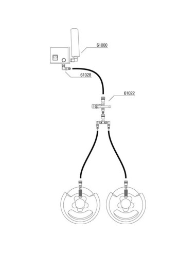 CO₂ Bottle to 3/8 Q-Lock Adapter