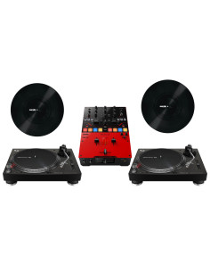 Pack: 2 x PLX-500K + DJM-S5 + Vinyles Serato