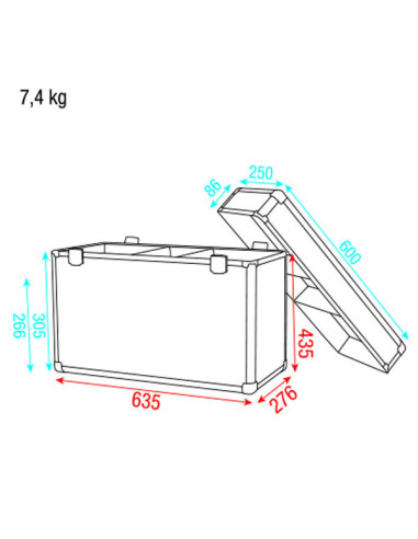 Case for 2 x Phantom 25/50/65
