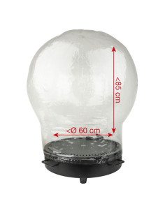 Cylindre pour Rain Dome 60: Ø 60 - 85 cm de hauteur.