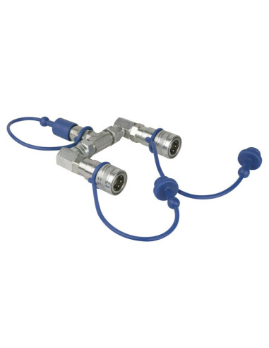 CO₂ 3/8 Q-Lock 2-way Splitter