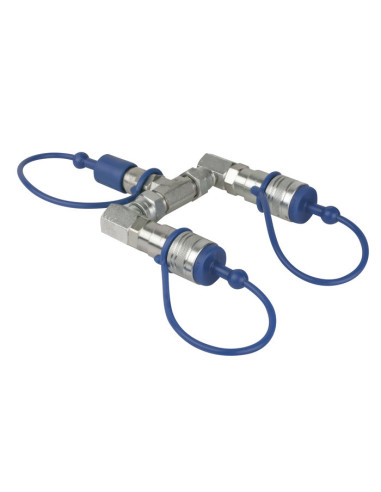 CO₂ 3/8 Q-Lock 2-way Splitter