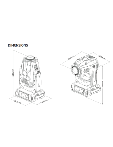 AFX LIGHT HOTBEAM-3R-PACK - Lyres Hybrides