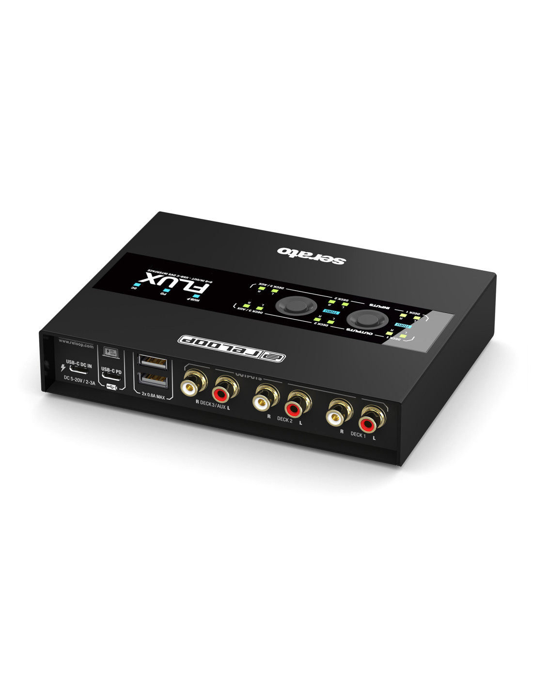 Reloop Flux - Interfaces de Mix avec Time Code