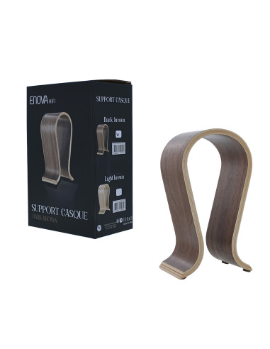 SUPPORT CASQUE DARK BROWN
