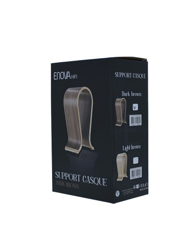 SUPPORT CASQUE DARK BROWN