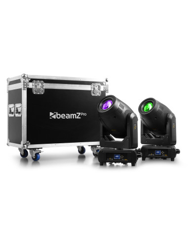 2 x Ignite 300 LED + flight-case