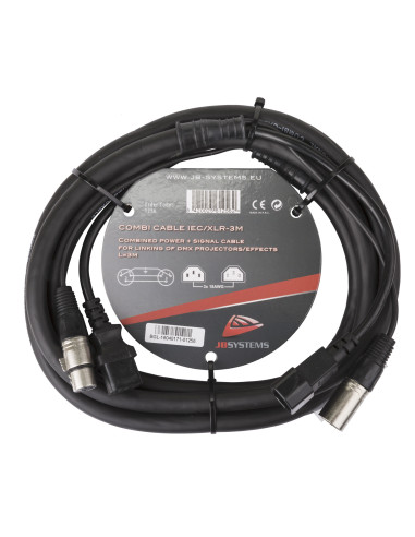 COMBI CABLE IEC/XLR 3M