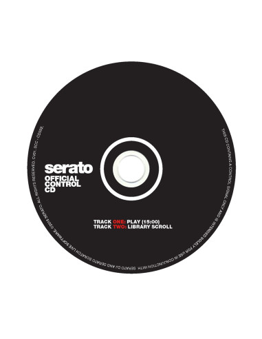Double Serato Control CDs.