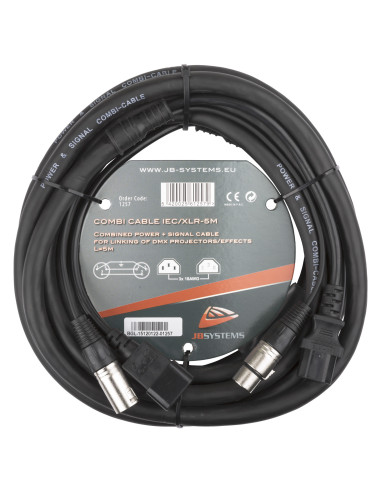 COMBI CABLE IEC/XLR 5M