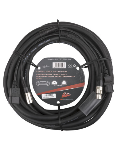 COMBI CABLE IEC/XLR 10M