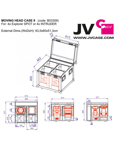 MOVING HEAD CASE 9