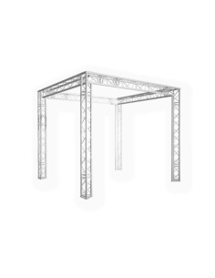 Stand Alu (finition blanc) 4 X 4 X H 2,5 mètres 