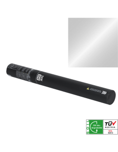 Canon manuel 50 cm à Serpentins argent métallisé