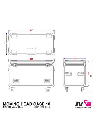 MOVING HEAD CASE 10