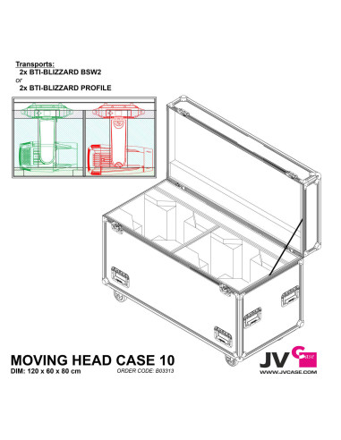 MOVING HEAD CASE 10