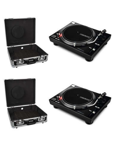 2 x  RP 7000 MK2 BLACK + Flight-case