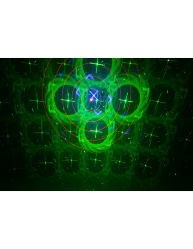 Pack 2 x effets LEDs + machine à fumée
