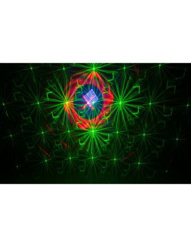 Pack 2 x effets LEDs + machine à fumée