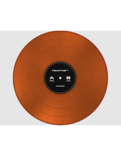 Traktor Control Vinyl Orange Transparent