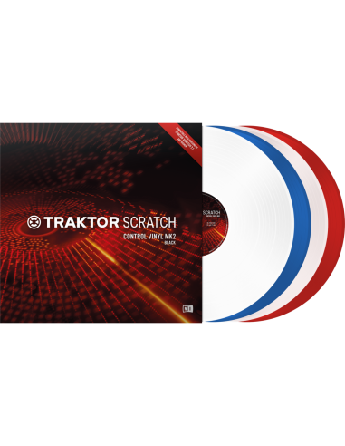 Traktor Scratch Vinyle Blanc MKII