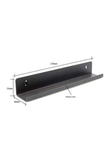 SUPPORT MURAL VINYLE - VWM 1 BL