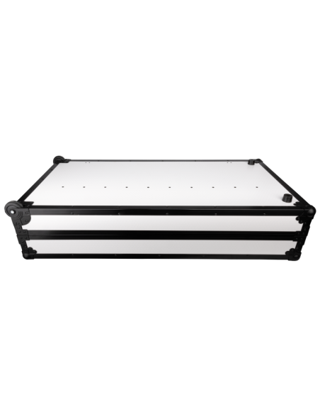 Table DJ en forme de Z blanche