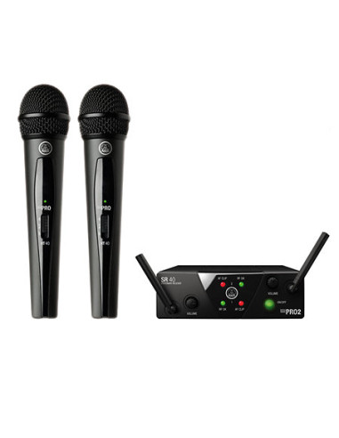 AKG - WMS40 Mini Dual Vocal Set - Terre de Son