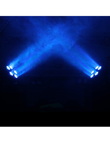 Power Lighting -XPRO-PAR-5x10W-QUAD - Terre de Son