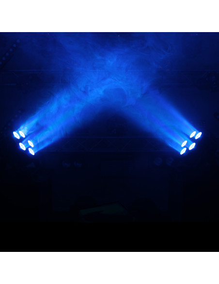 Power Lighting -XPRO-PAR-5x10W-QUAD - Terre de Son