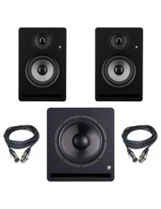 2 x Pro5 v4 Black Wood + Pro10S v4 Black Wood