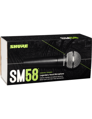 Pack SM58 + Câble XLR + pied perche