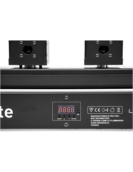 Evolite - Pack LASER Bar 6X1000 RGB (la paire) + Flight case - Terre de Son
