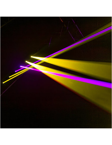 Evolite - Pack LASER Bar 6X400 RGB (la paire) + Flight case - Terre de Son