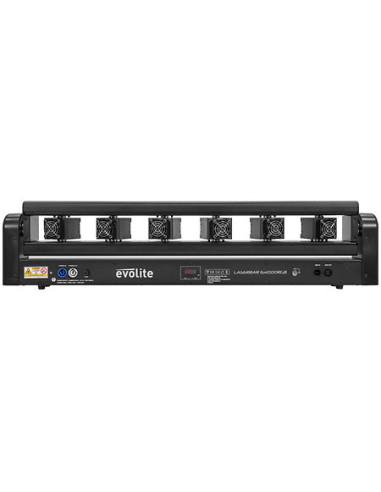 Evolite - Pack LASER Bar 6X400 RGB (la paire) + Flight case - Terre de Son