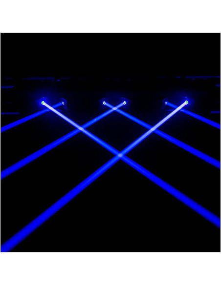Evolite - Pack LASER Bar 8X500 Red (la paire) + Flight case
