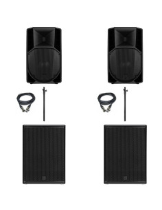 Pack 2 RCF 715 MK5 + 2 SUB 8003-AS MK3 - Terre de Son