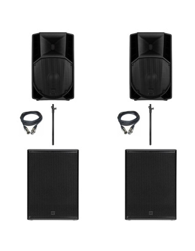 Pack 2 RCF 715 MK5 + 2 SUB 8003-AS MK3 - Terre de Son