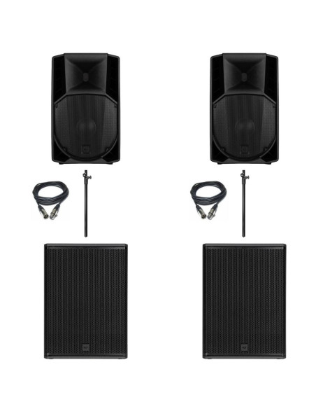 Pack 2 RCF 715 MK5 + 2 SUB 8003-AS MK3 - Terre de Son