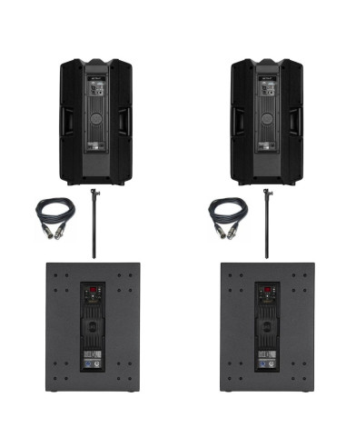 Pack 2 RCF 715 MK5 + 2 SUB 8003-AS MK3 - Terre de Son