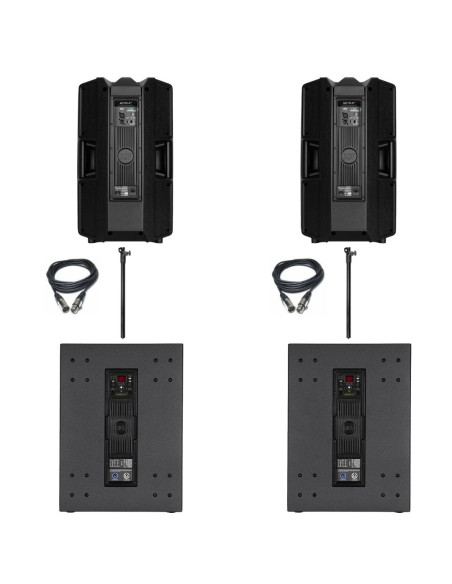 Pack 2 RCF 715 MK5 + 2 SUB 8003-AS MK3 - Terre de Son