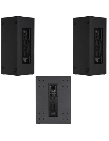 PACK RCF 2X NX -915-A + 1 SUB 18-AX - Terre de Son Recto
