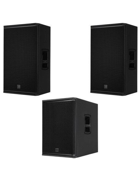 PACK RCF 2X NX -912-A + 1 SUB 15-AX - Terre de Son Recto