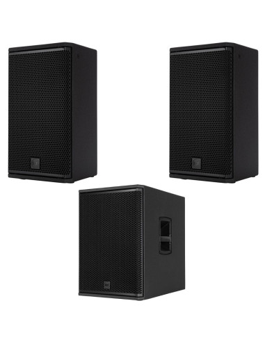 PACK RCF 2X NX -910-A + 1 SUB 15-AX - Terre de Son Recto